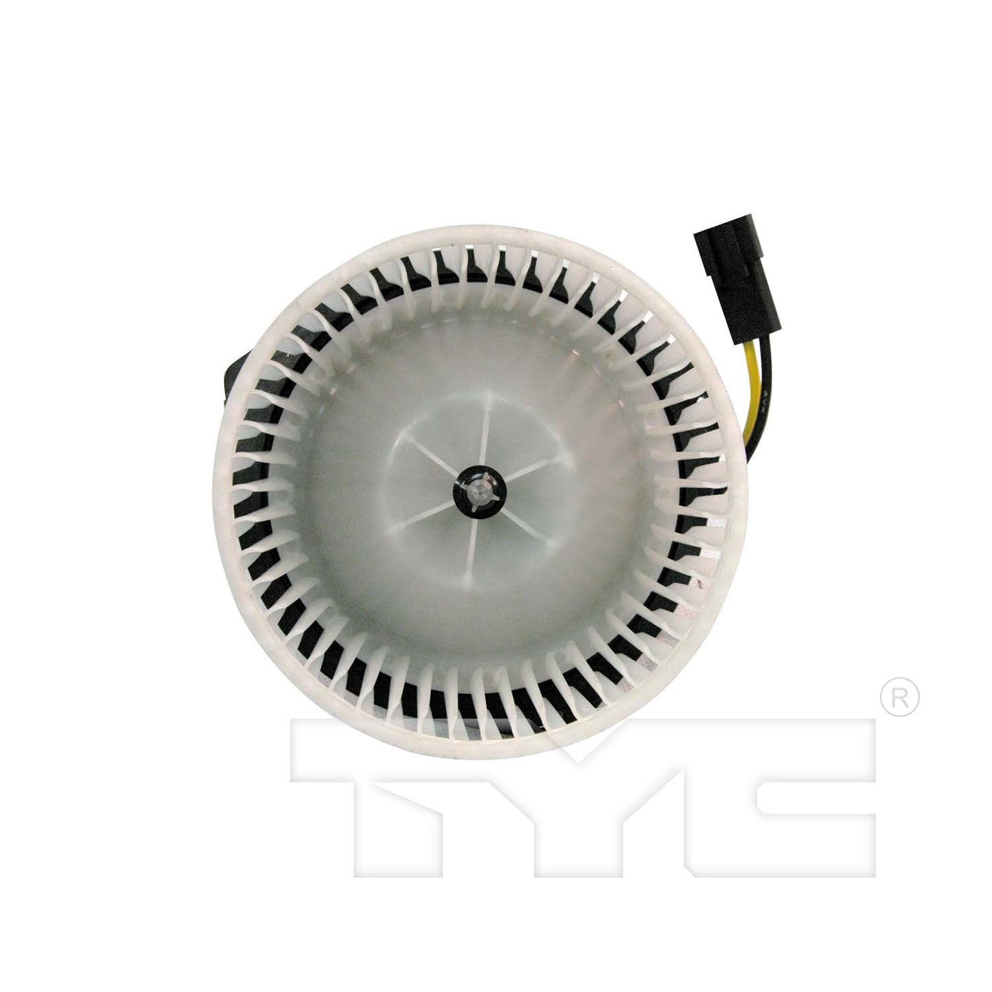 Front View of Front HVAC Blower Motor TYC 700102