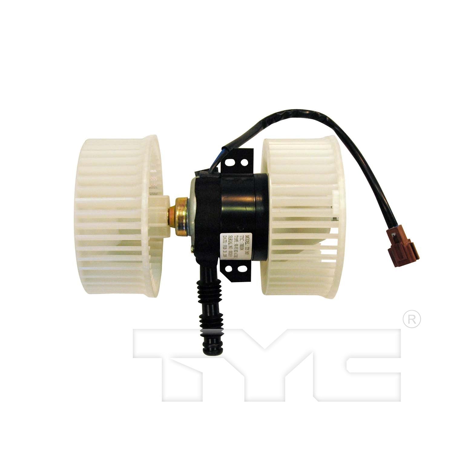 Angle View of Front HVAC Blower Motor TYC 700104