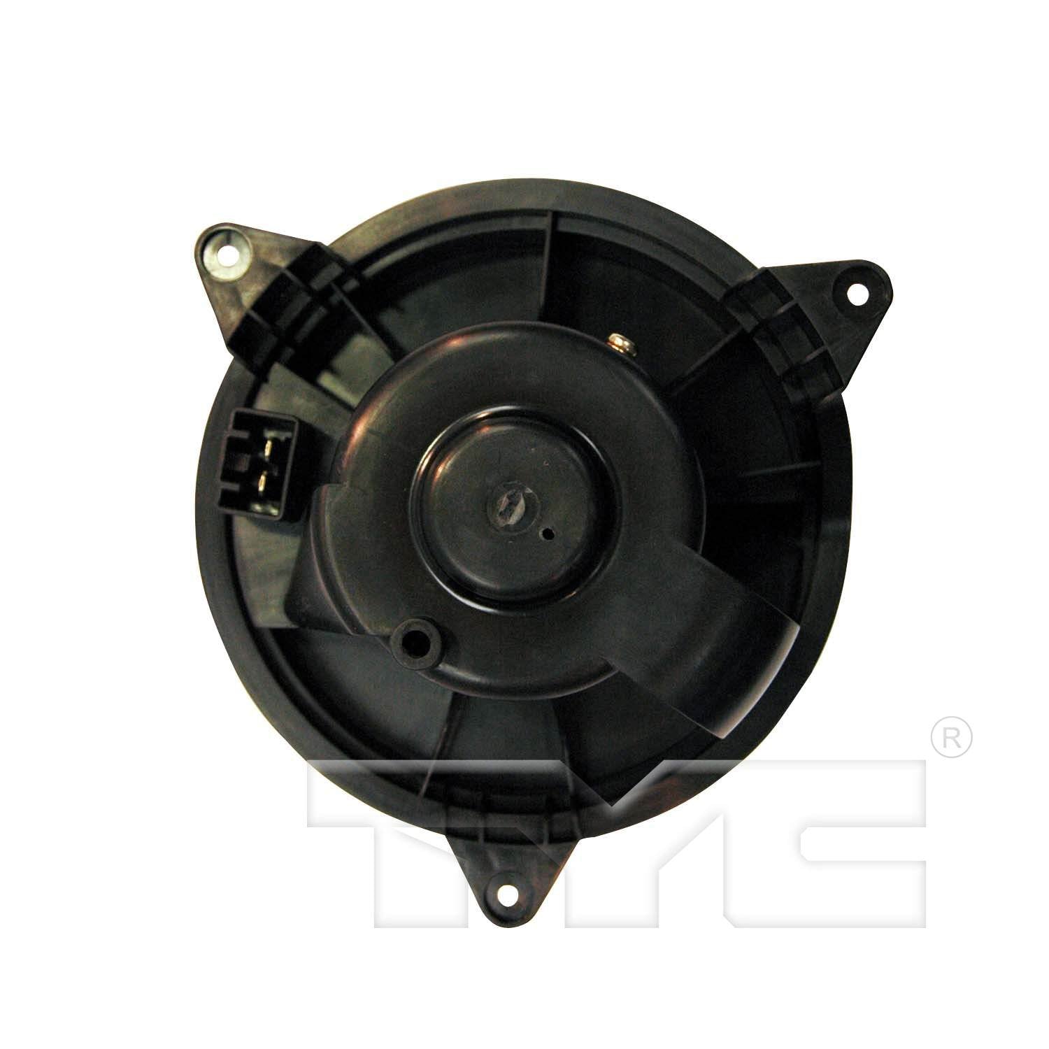 Top View of Front HVAC Blower Motor TYC 700105