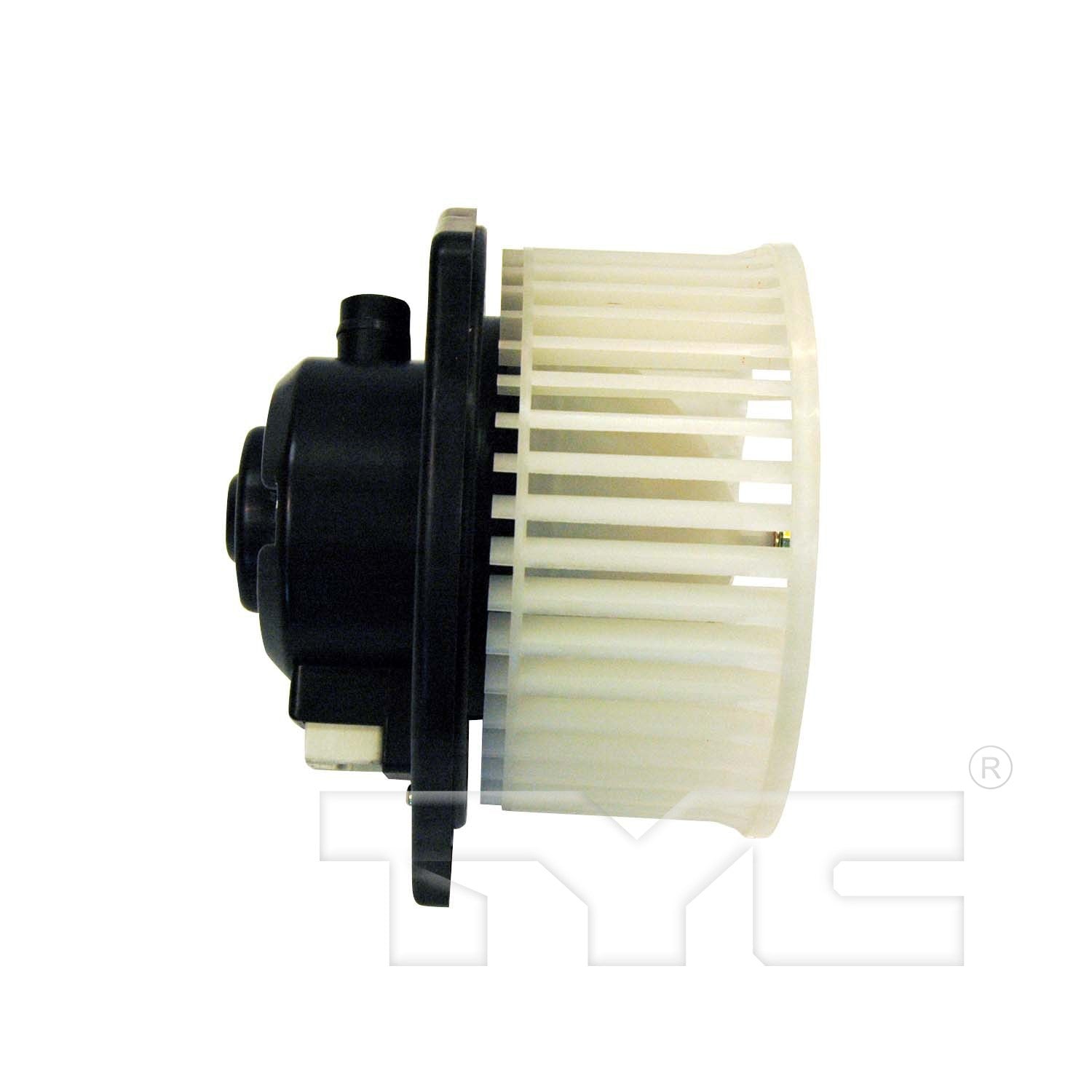 Angle View of Front HVAC Blower Motor TYC 700113