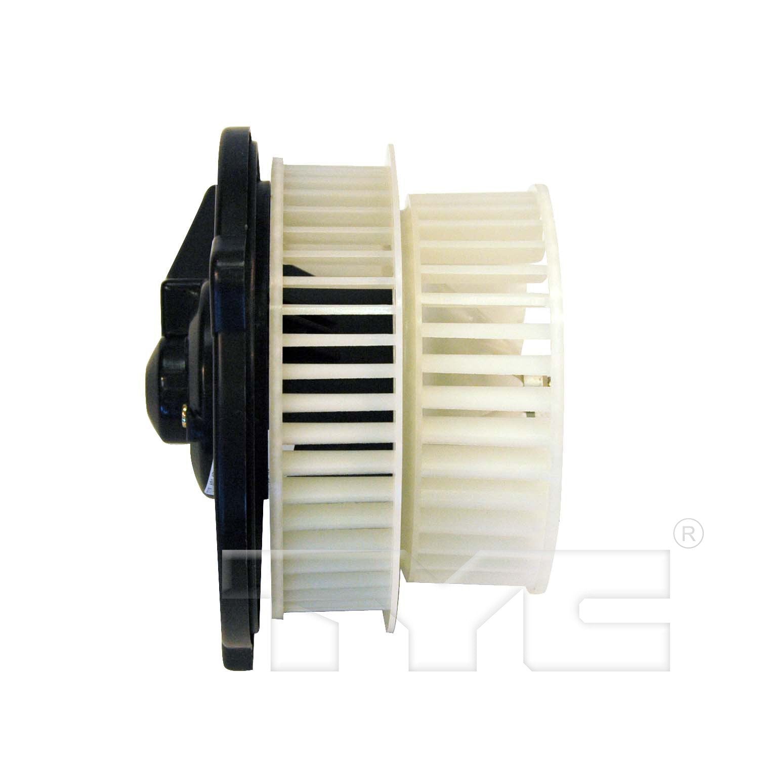 Angle View of Front HVAC Blower Motor TYC 700153