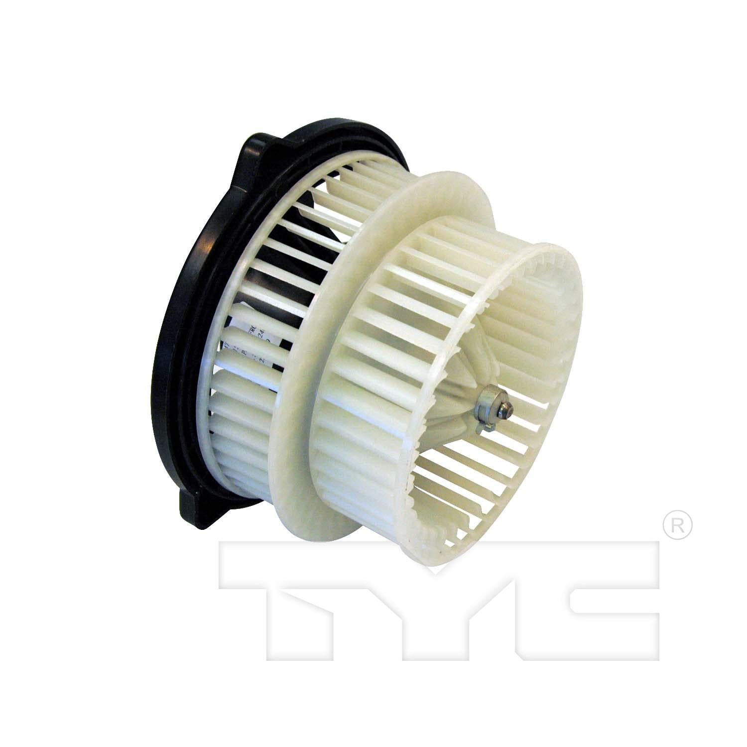 Back View of Front HVAC Blower Motor TYC 700153