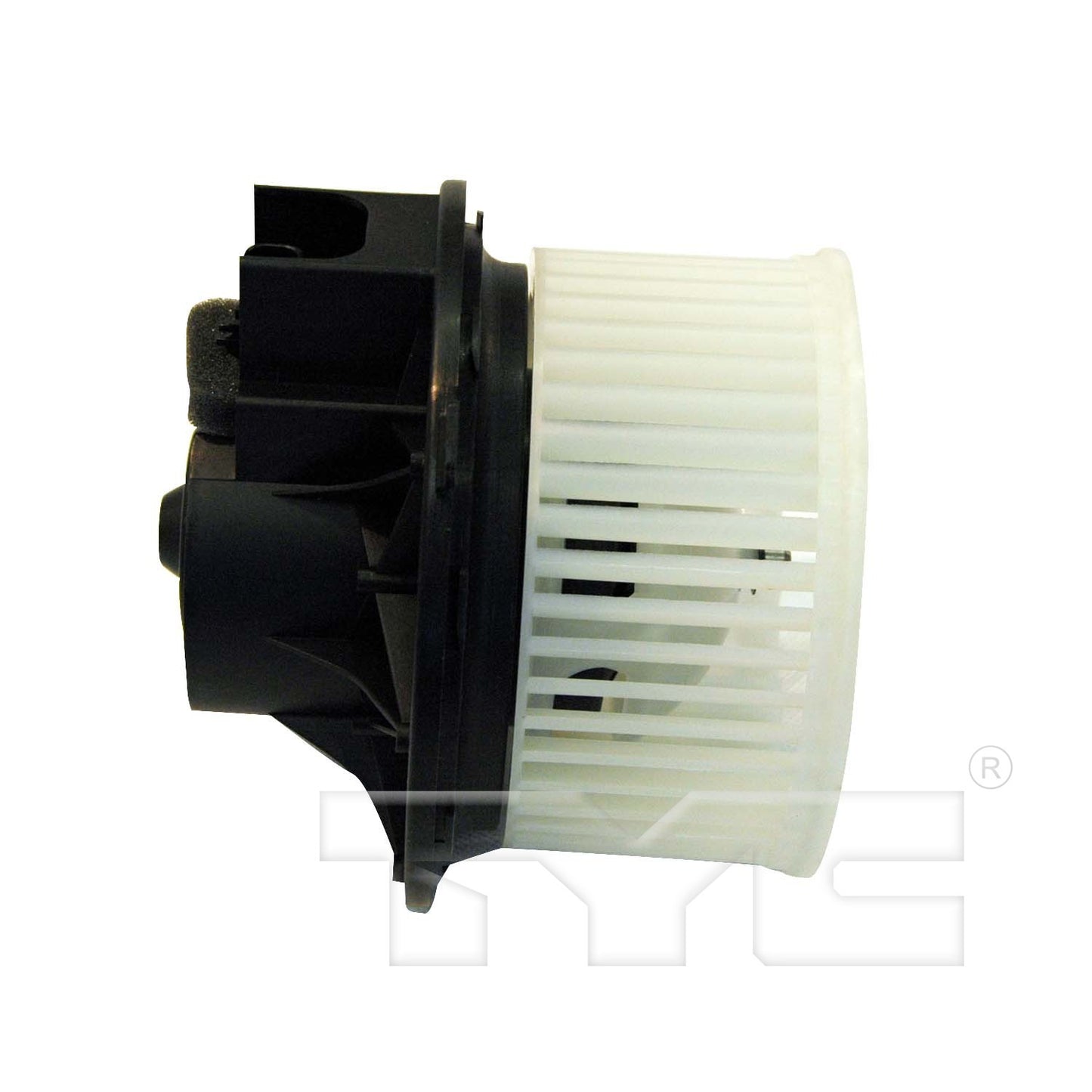 Angle View of Front HVAC Blower Motor TYC 700154