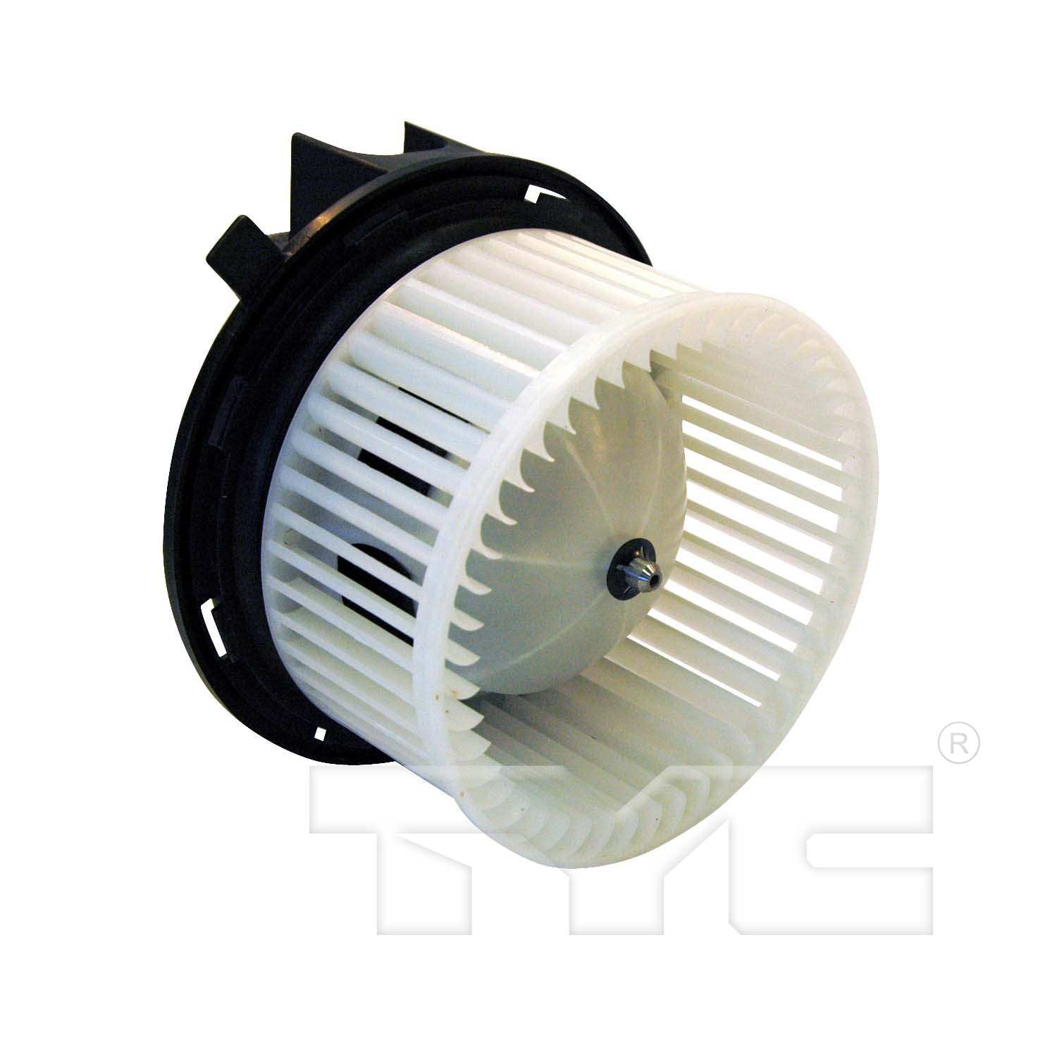 Back View of Front HVAC Blower Motor TYC 700154