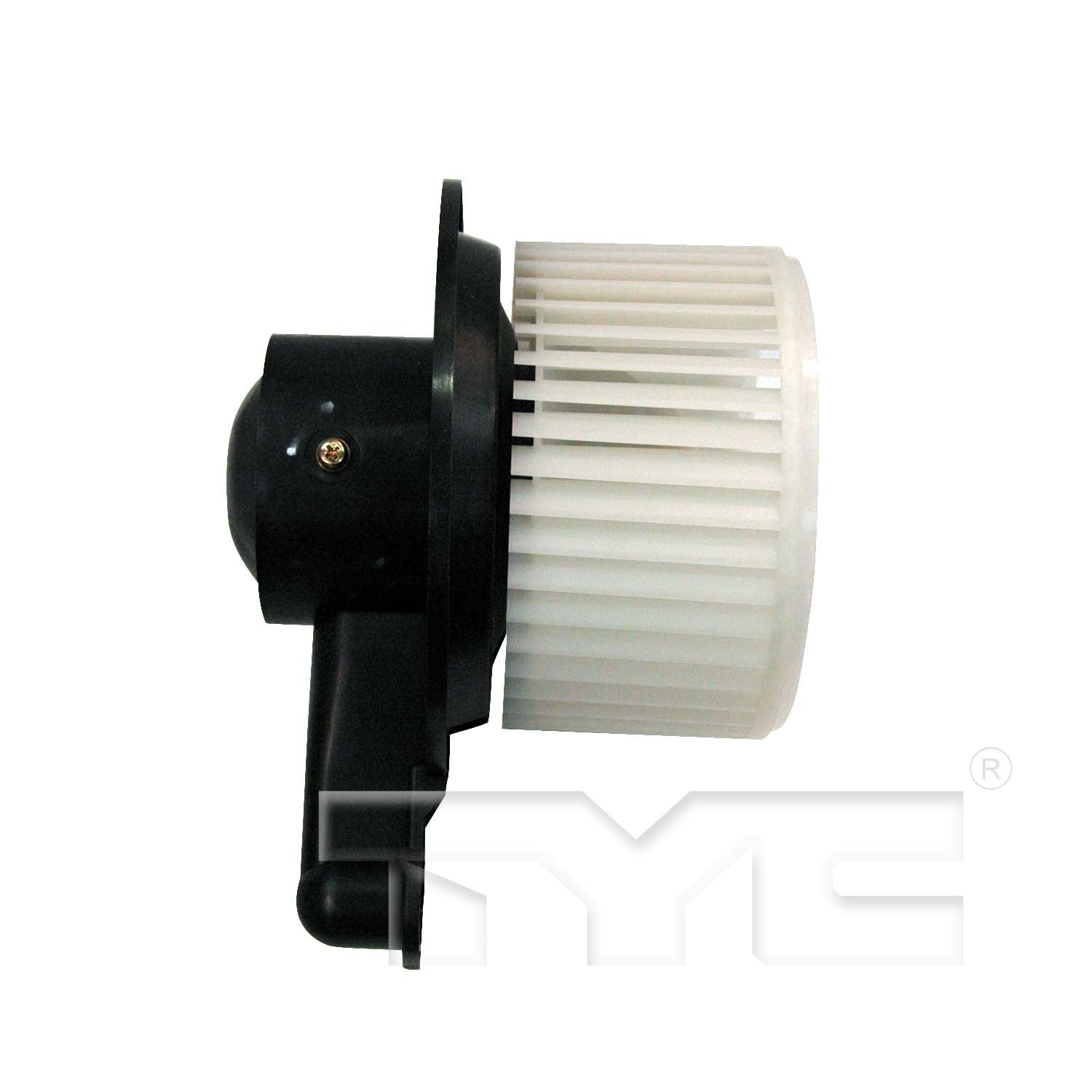 Angle View of Front HVAC Blower Motor TYC 700178