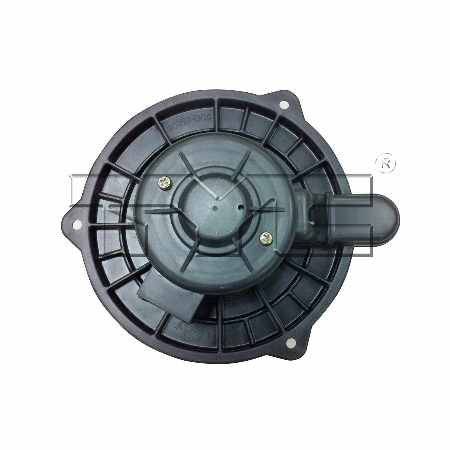 Side View of Front HVAC Blower Motor TYC 700197