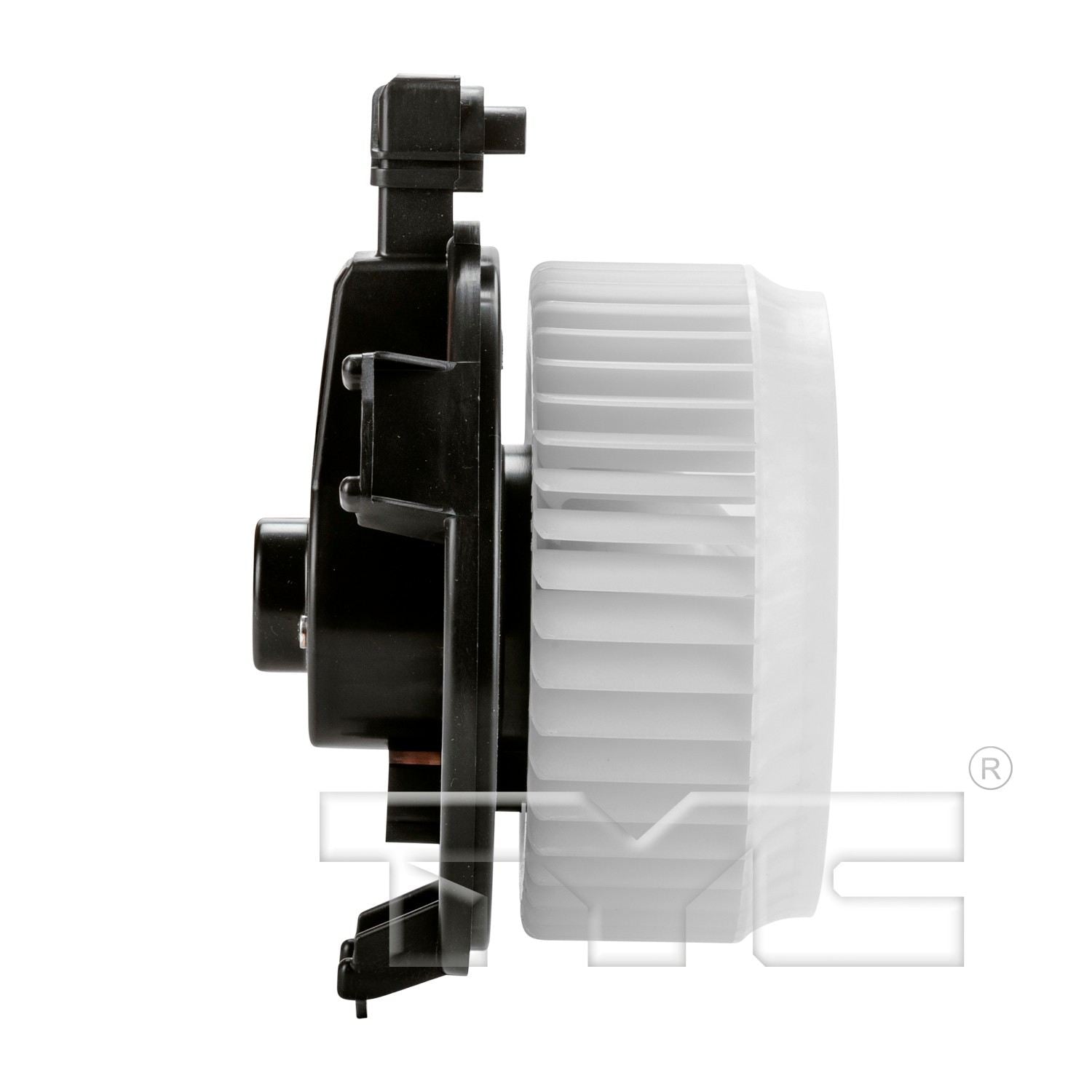 Angle View of Front HVAC Blower Motor TYC 700203