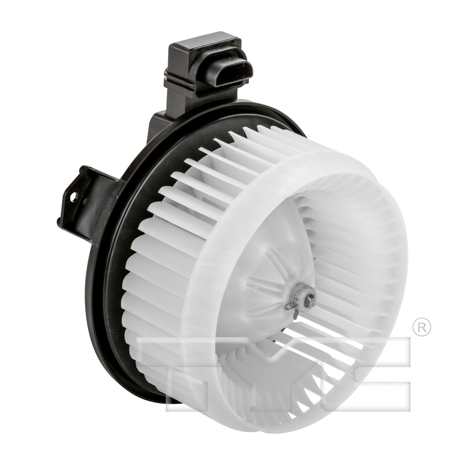 Back View of Front HVAC Blower Motor TYC 700203