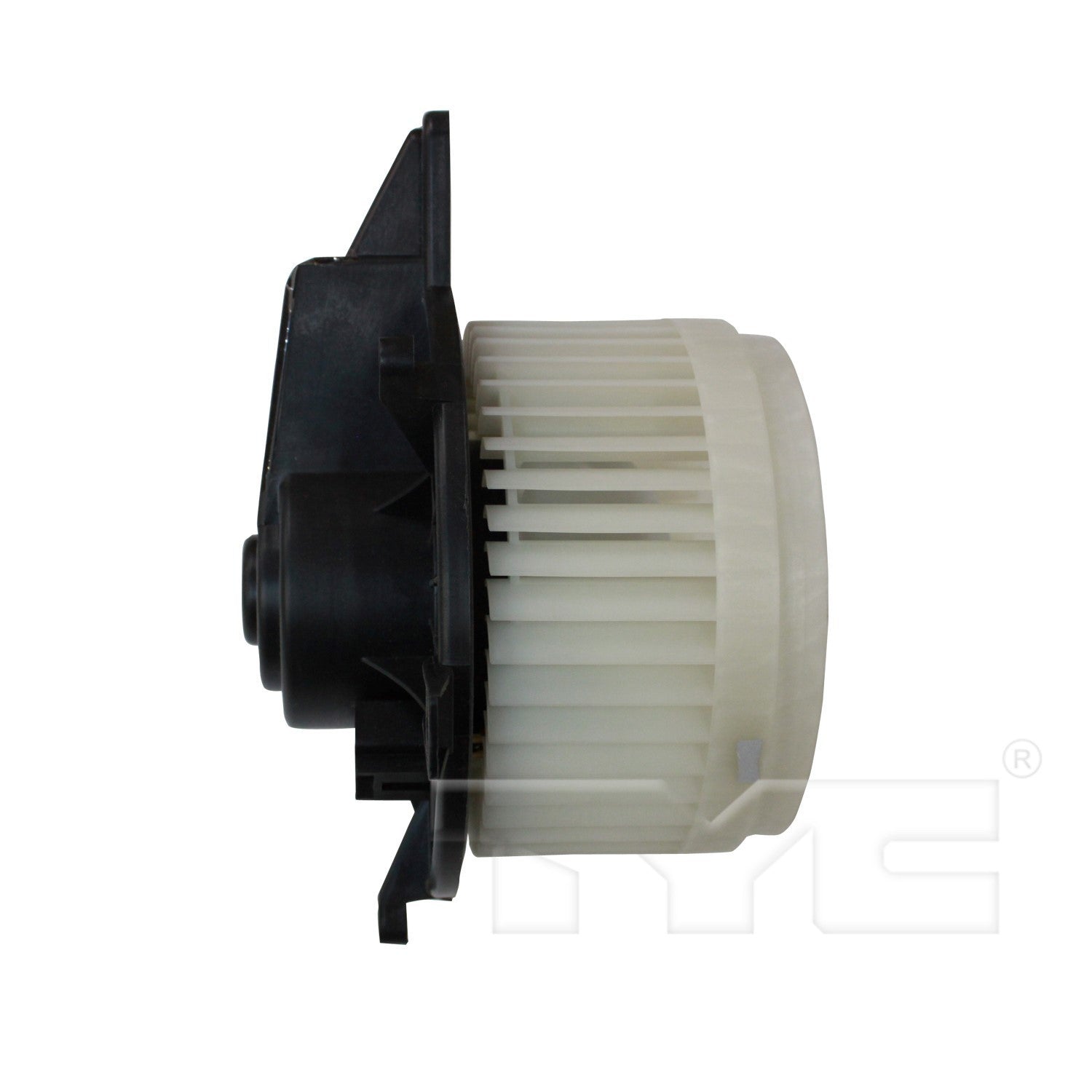 Angle View of Front HVAC Blower Motor TYC 700216