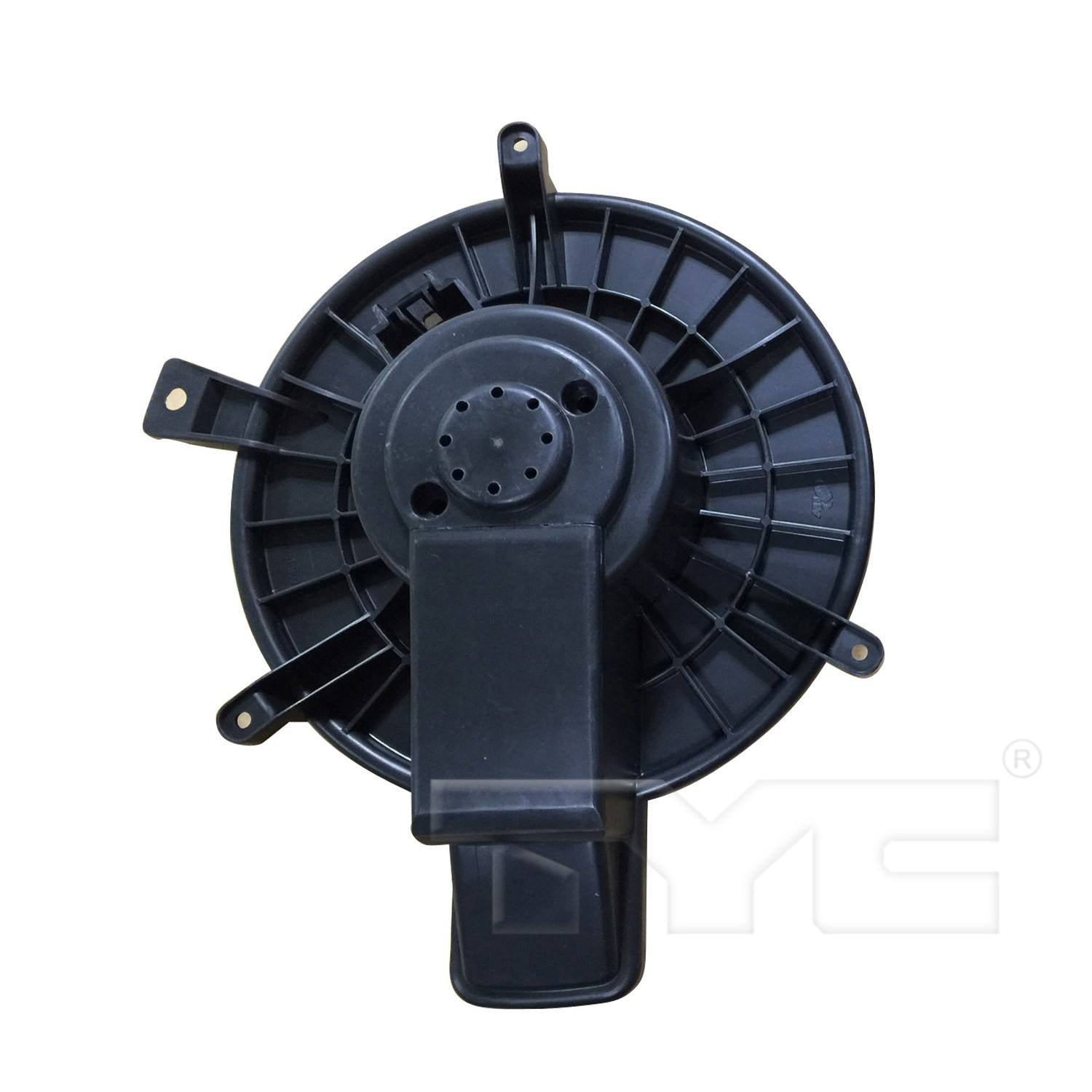 Top View of Front HVAC Blower Motor TYC 700216