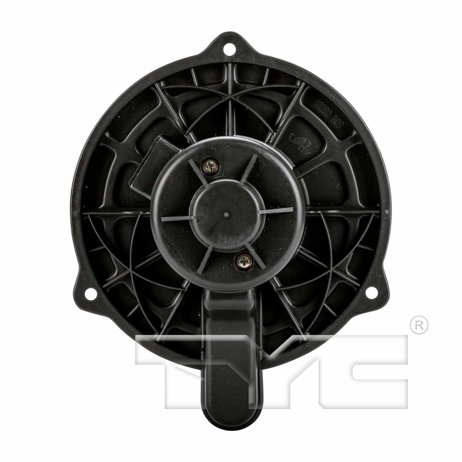 Top View of Front HVAC Blower Motor TYC 700222