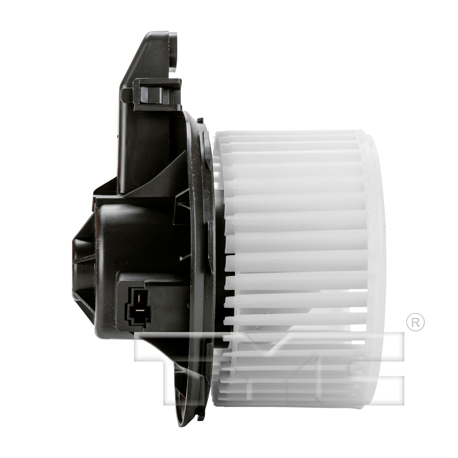 Angle View of Front HVAC Blower Motor TYC 700225