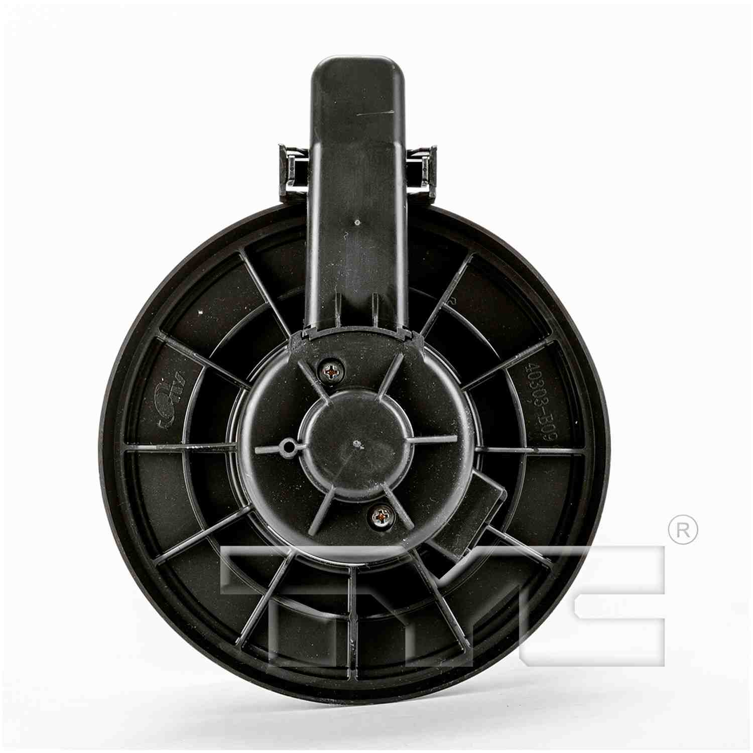 Top View of Front HVAC Blower Motor TYC 700225