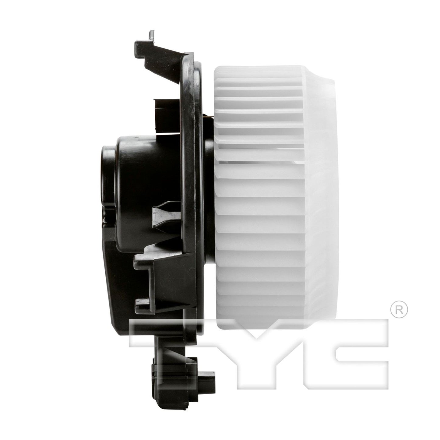 Angle View of Front HVAC Blower Motor TYC 700230