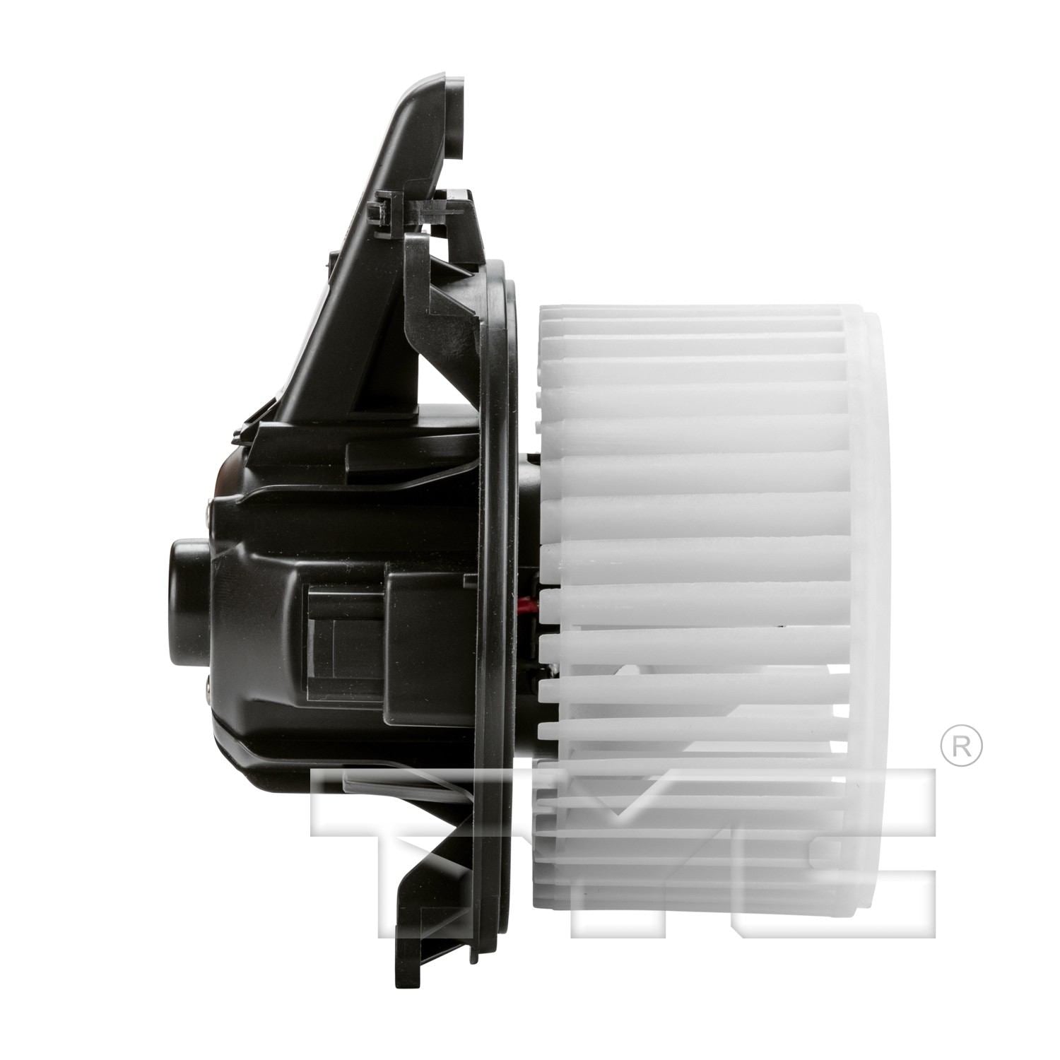 Angle View of Front HVAC Blower Motor TYC 700237