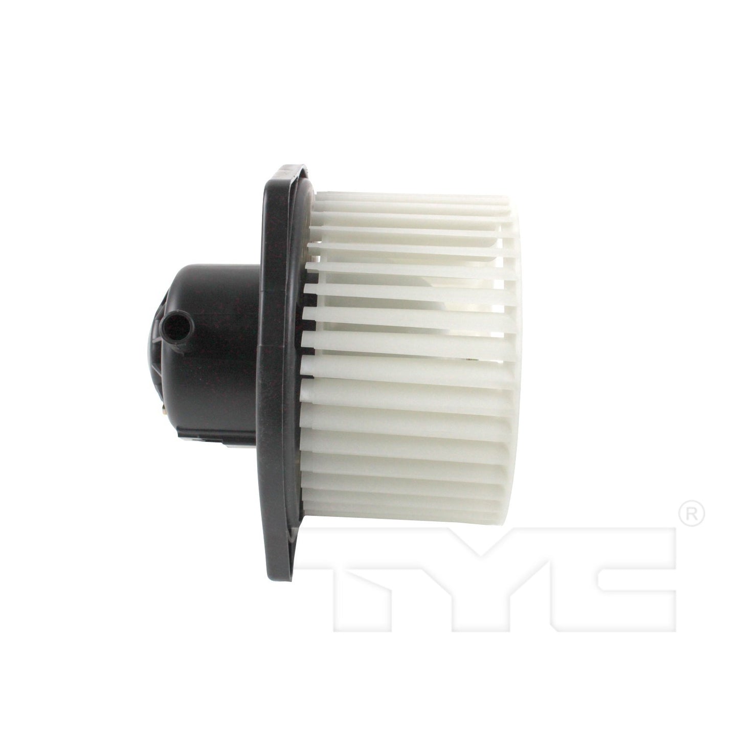 Angle View of Front HVAC Blower Motor TYC 700239