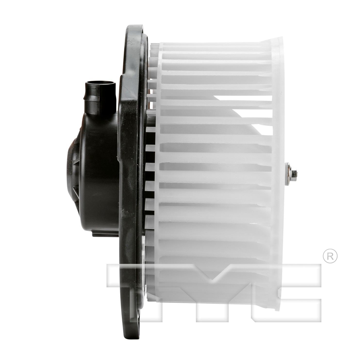 Angle View of Front HVAC Blower Motor TYC 700243