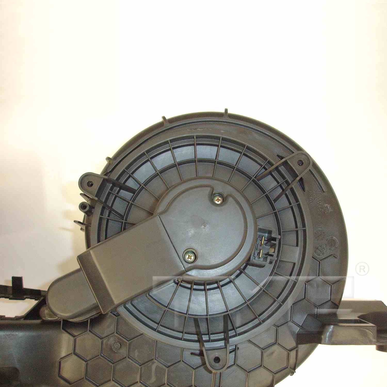 Angle View of Front HVAC Blower Motor TYC 700251