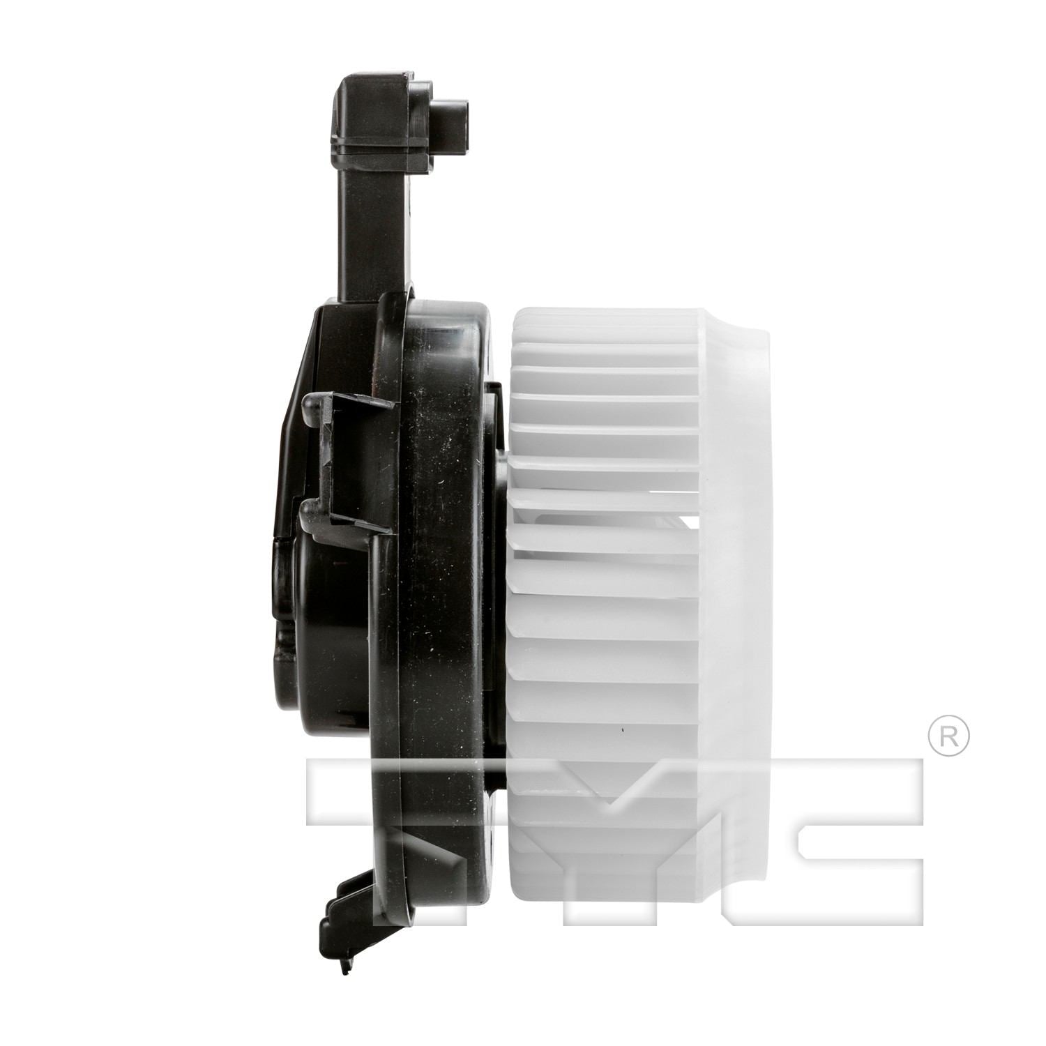 Angle View of Front HVAC Blower Motor TYC 700260