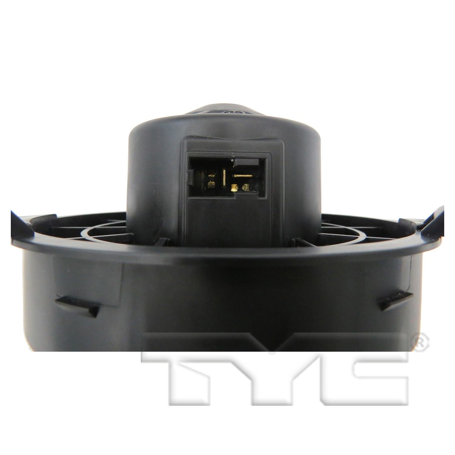 Connector View of Front HVAC Blower Motor TYC 700285