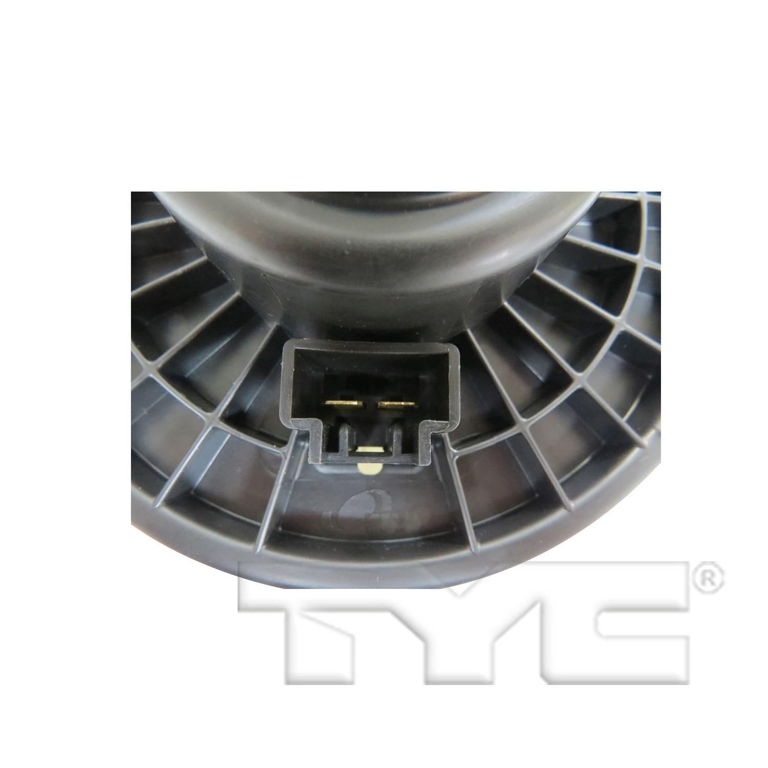 Connector View of Front HVAC Blower Motor TYC 700290