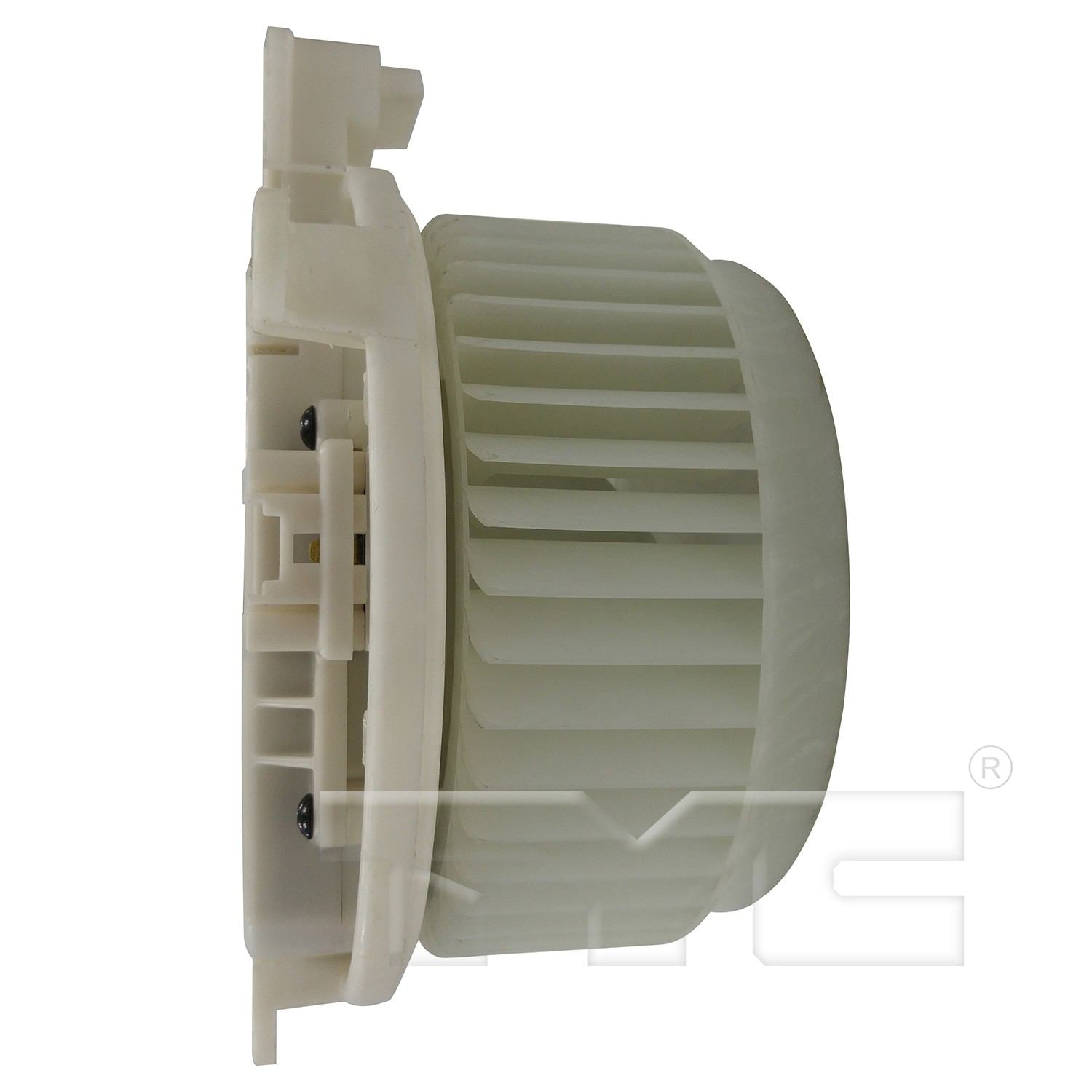 Angle View of Front HVAC Blower Motor TYC 700298