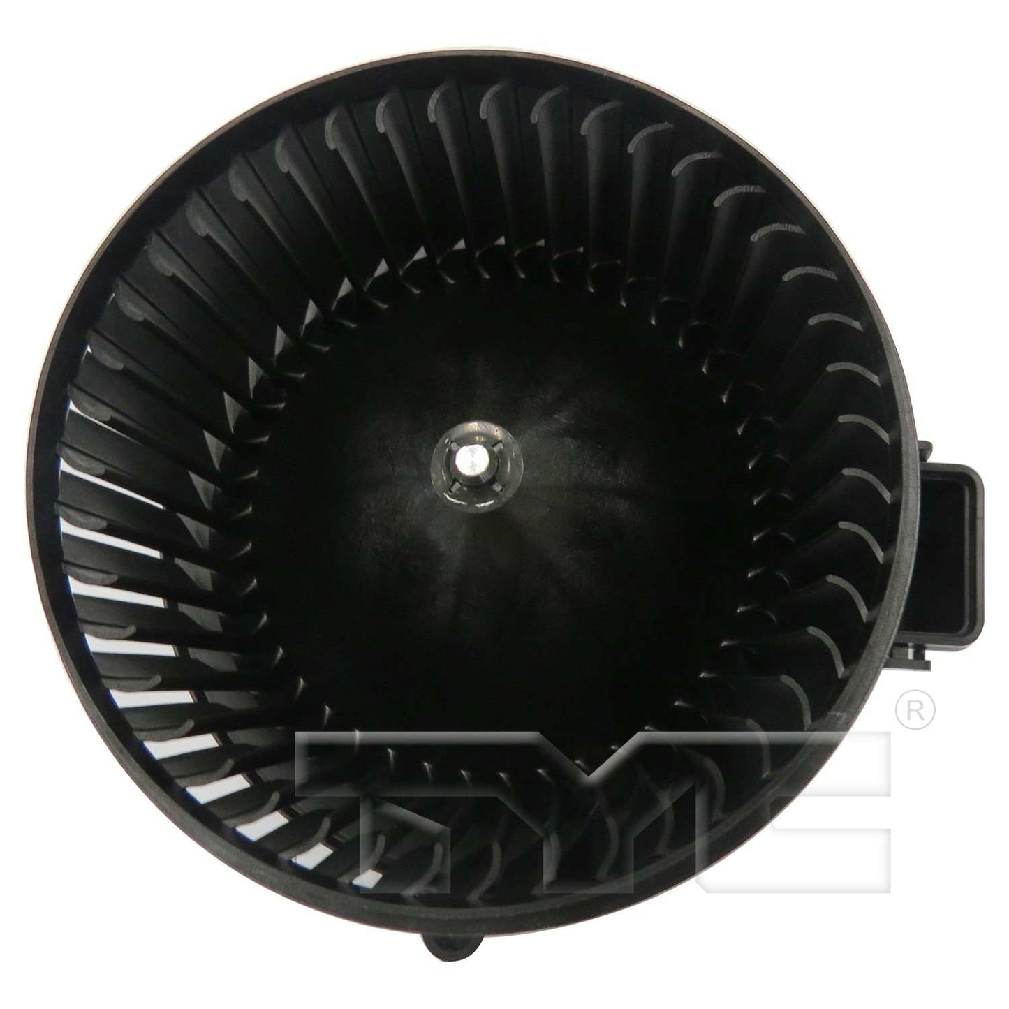 Angle View of Front HVAC Blower Motor TYC 700329