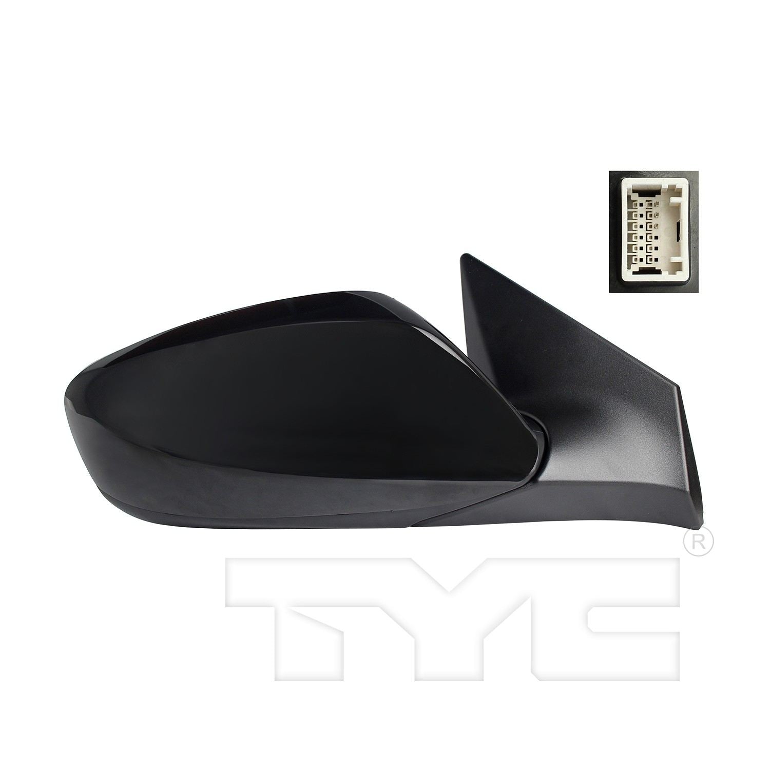 Front View of Right Door Mirror TYC 7710631