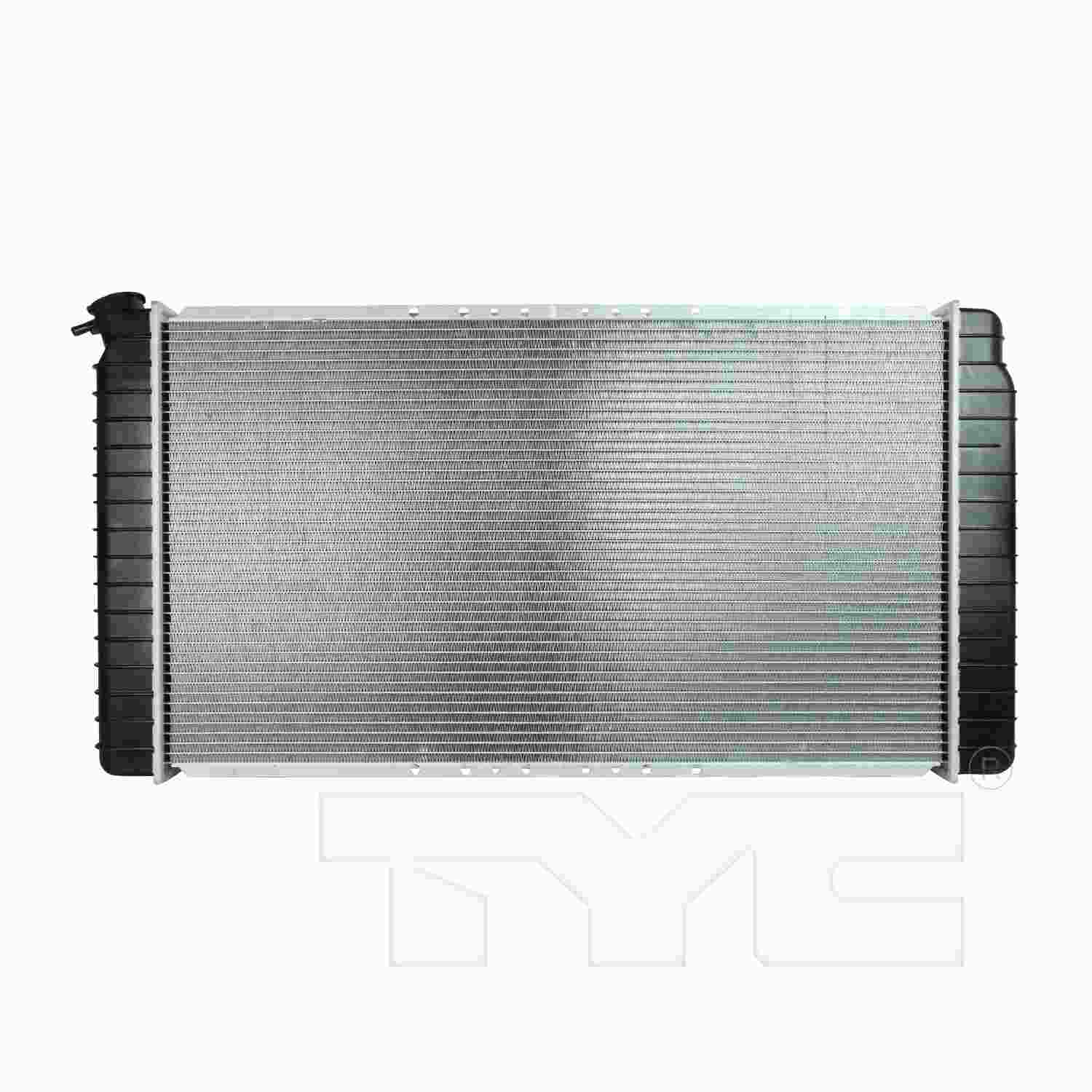 Back View of Radiator TYC 856