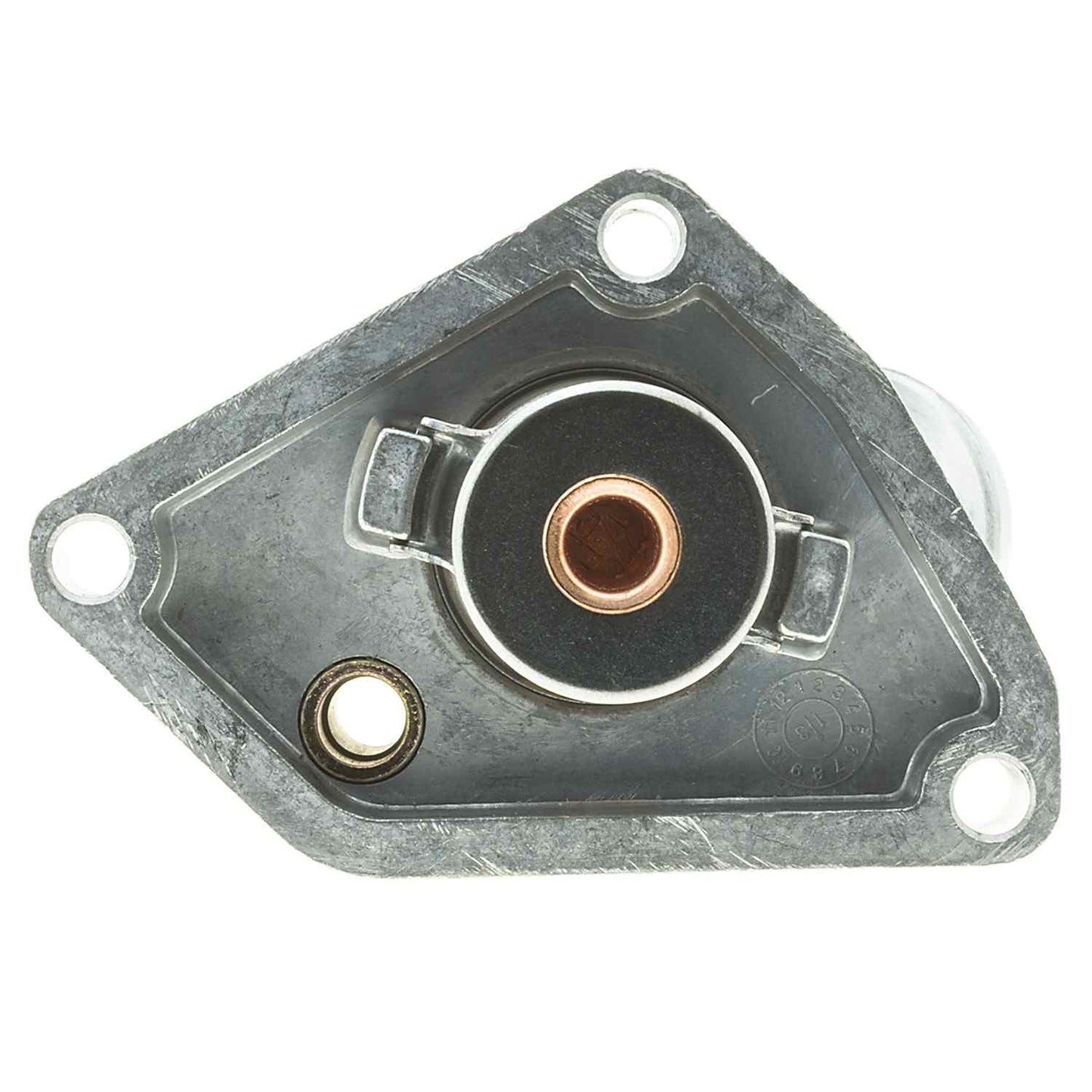 Bottom View of Engine Coolant Thermostat Housing Assembly MOTORAD 391-170