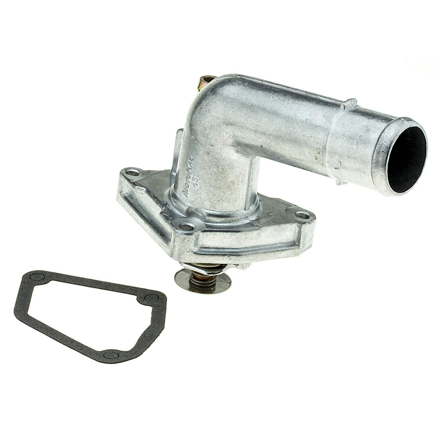 Angle View of Engine Coolant Thermostat Housing Assembly MOTORAD 431-170