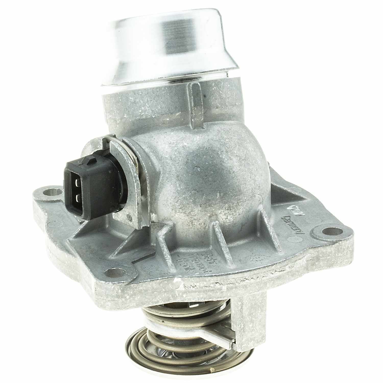 Angle View of Engine Coolant Thermostat Housing Assembly MOTORAD 468-213