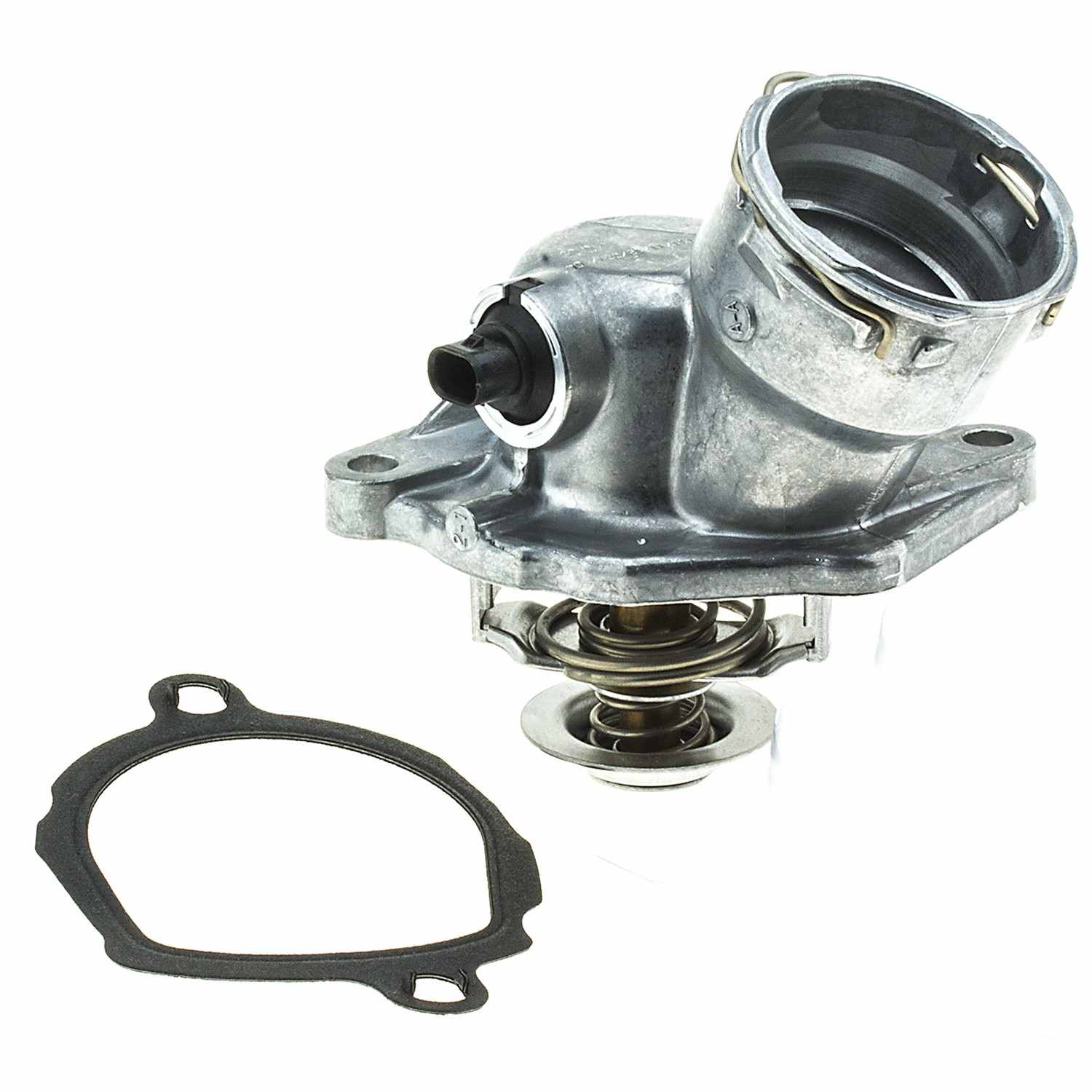 Angle View of Engine Coolant Thermostat Housing Assembly MOTORAD 669-212