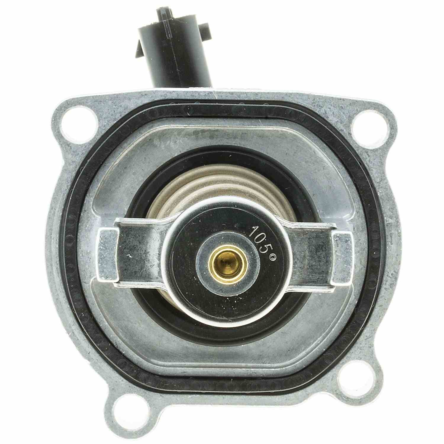 Bottom View of Engine Coolant Thermostat Housing Assembly MOTORAD 725-221