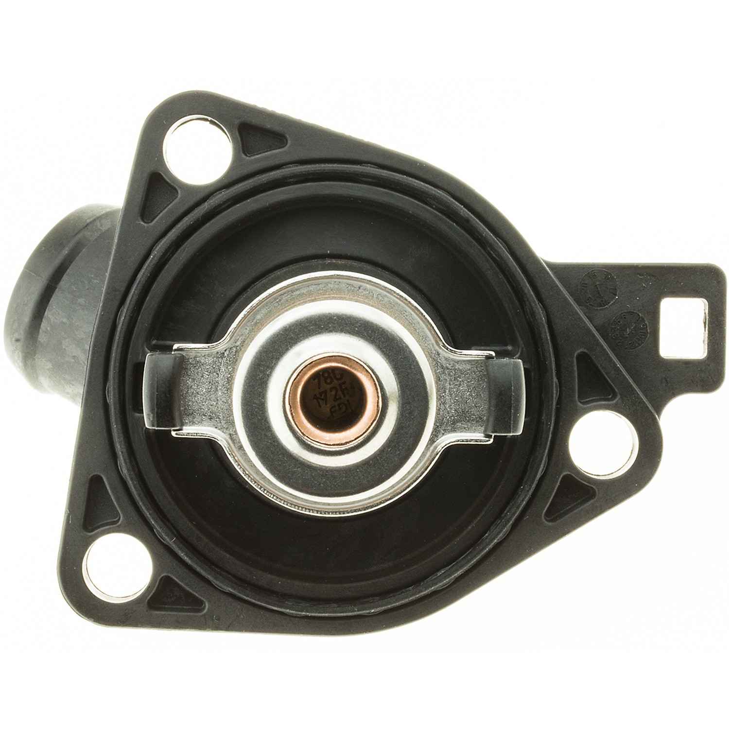 Bottom View of Engine Coolant Thermostat Housing Assembly MOTORAD 754-172