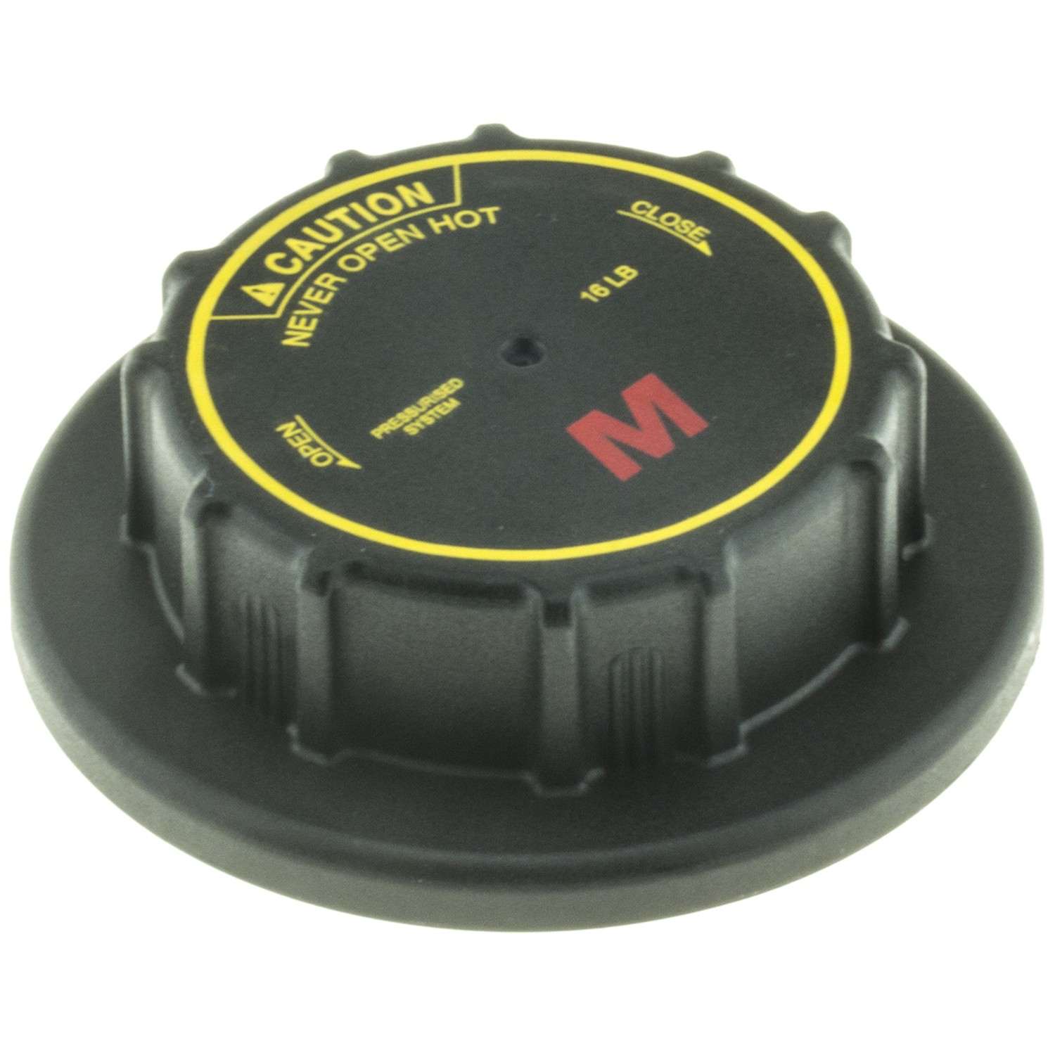 Angle View of Engine Coolant Reservoir Cap MOTORAD T-38