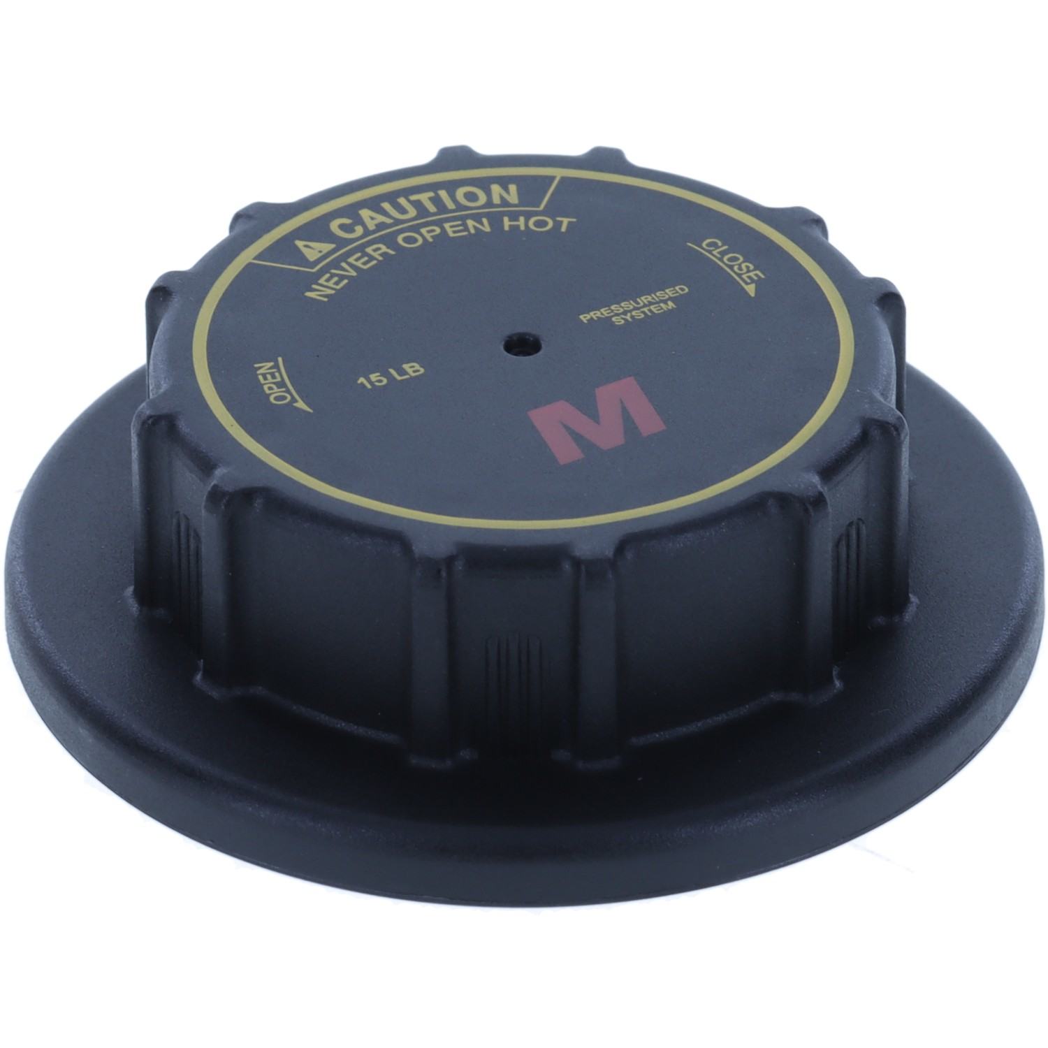 Angle View of Engine Coolant Reservoir Cap MOTORAD T-39