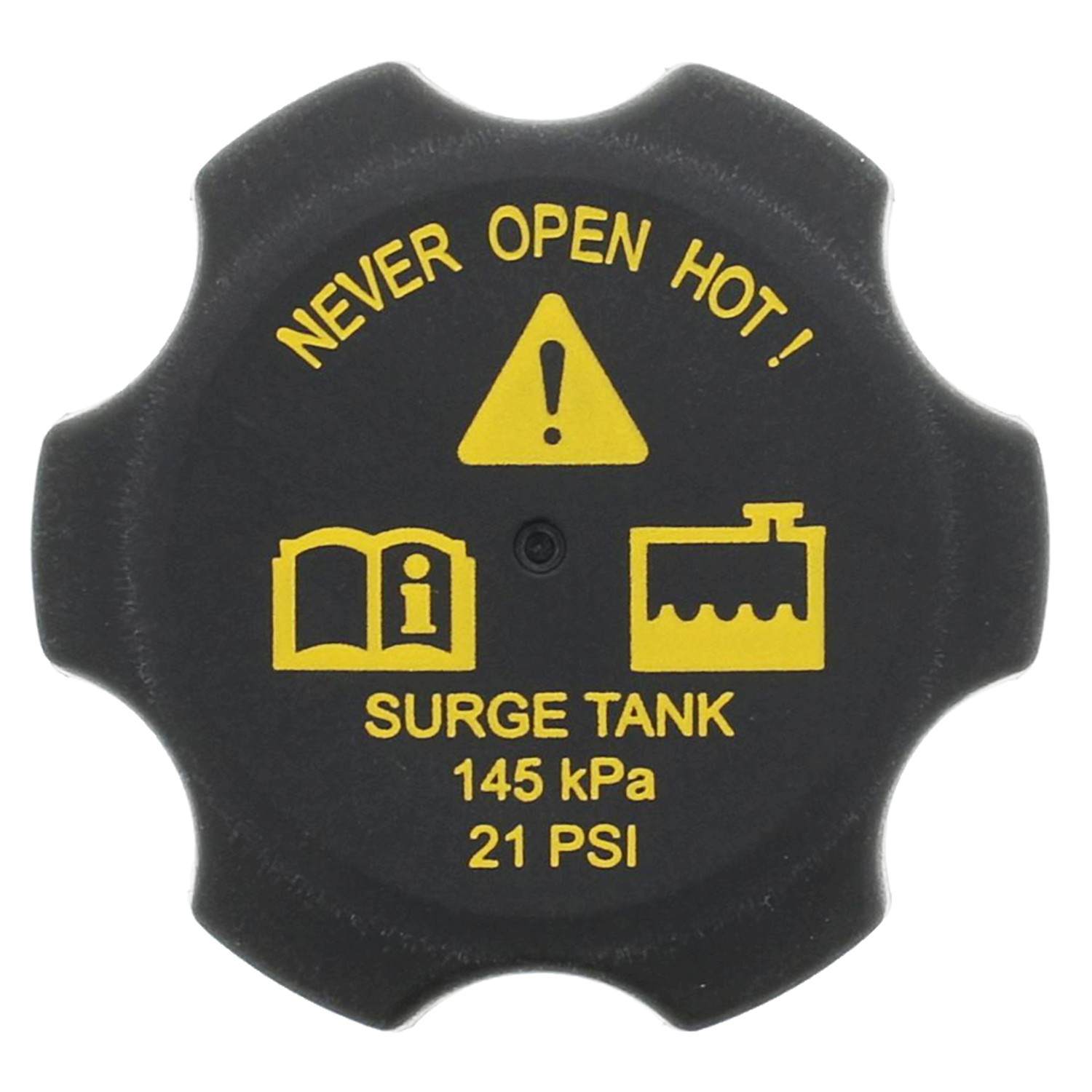 Top View of Engine Coolant Reservoir Cap MOTORAD T73