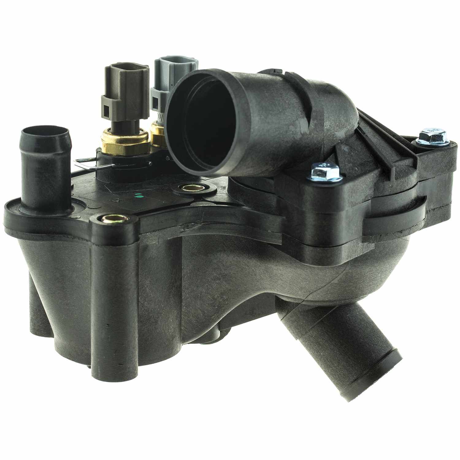 Angle View of Engine Coolant Thermostat Housing Assembly MOTORAD TA2062S