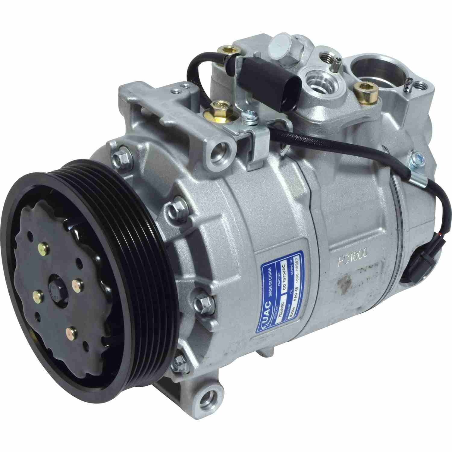 Front View of A/C Compressor UNIVERSAL AIR COND CO10730AC