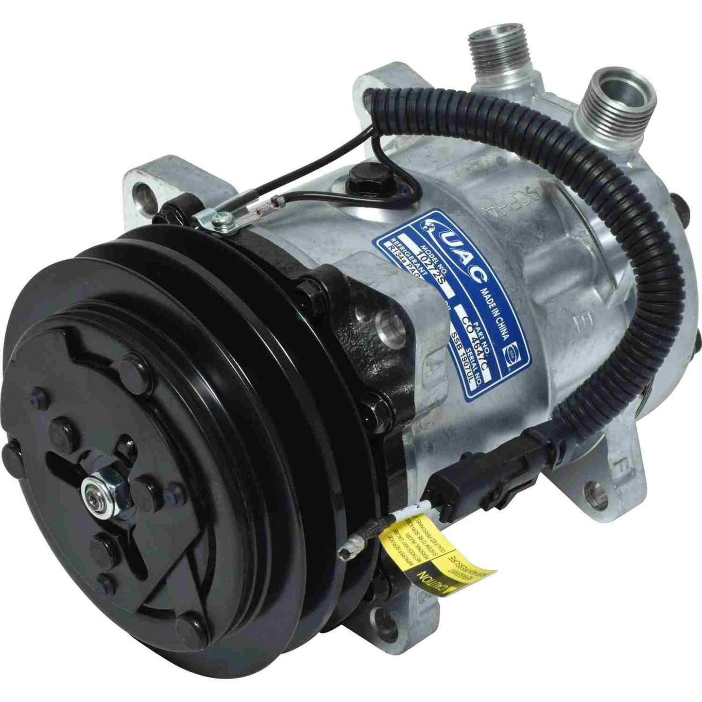 Front View of A/C Compressor UNIVERSAL AIR COND CO4647C