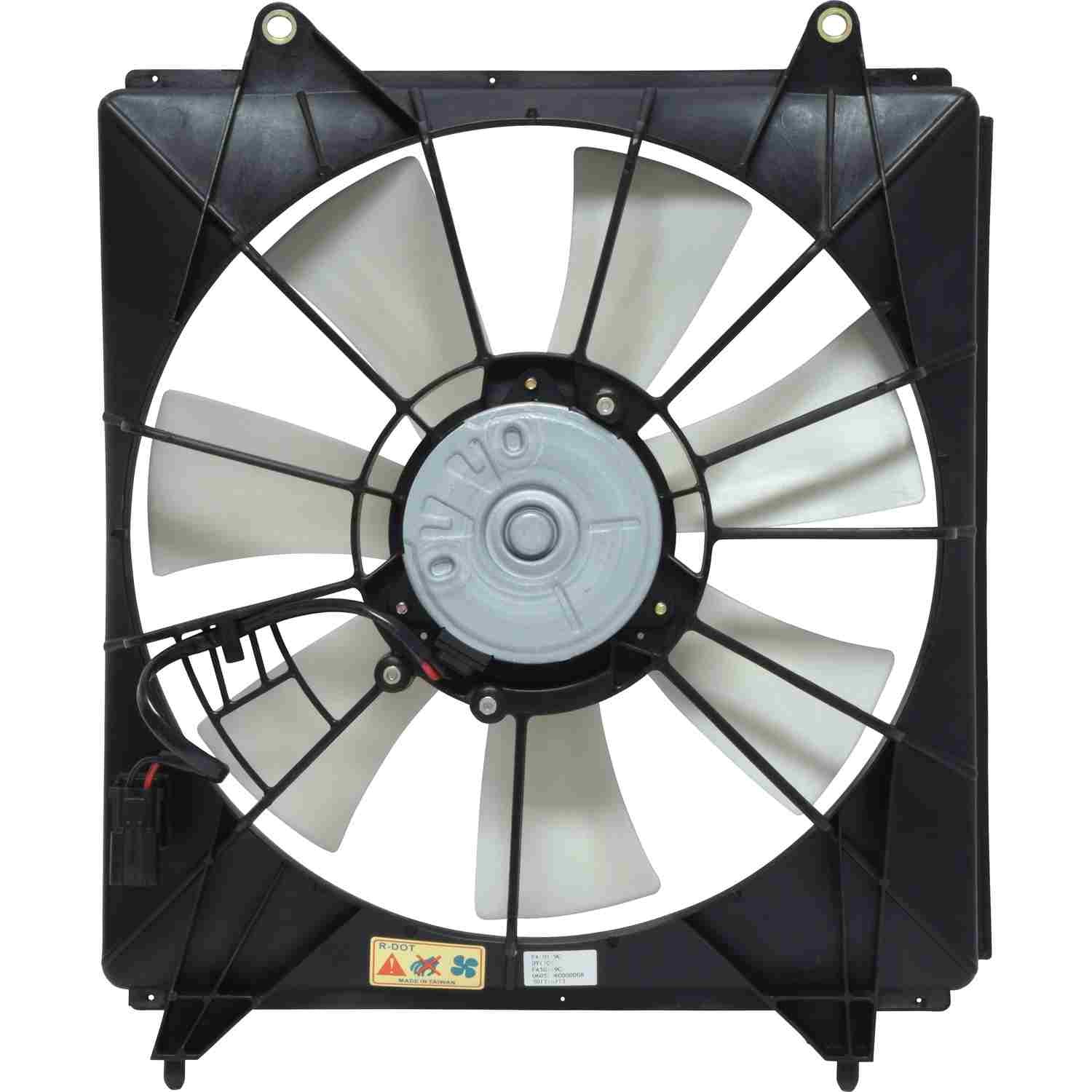 Back View of A/C Condenser Fan Assembly UNIVERSAL AIR COND FA50119C