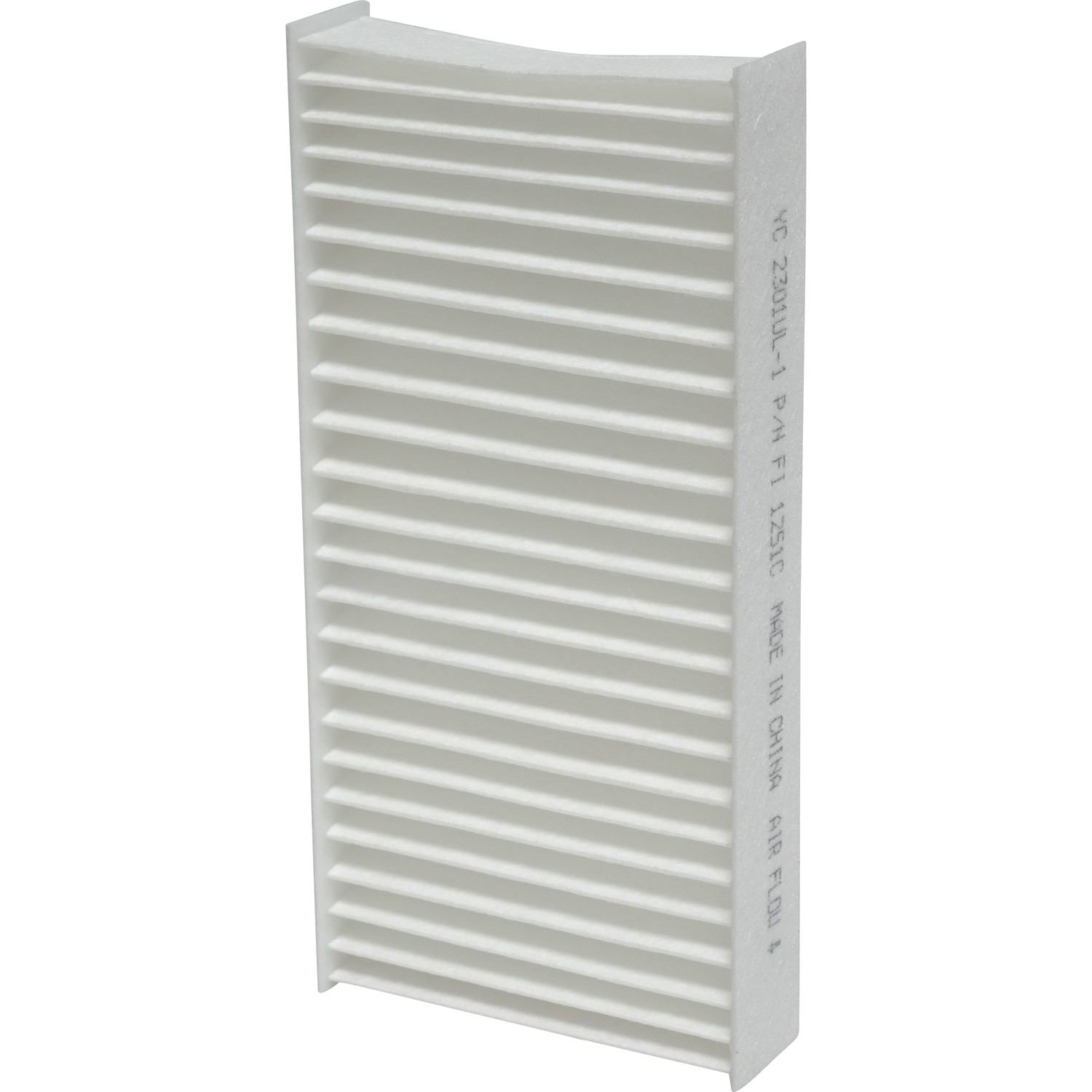 Front View of Cabin Air Filter UNIVERSAL AIR COND FI1251C