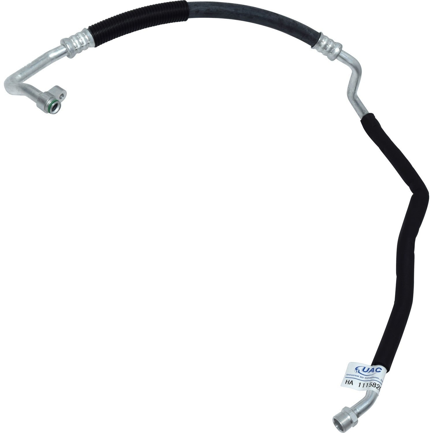 Front View of A/C Suction Line Hose Assembly UNIVERSAL AIR COND HA111582C