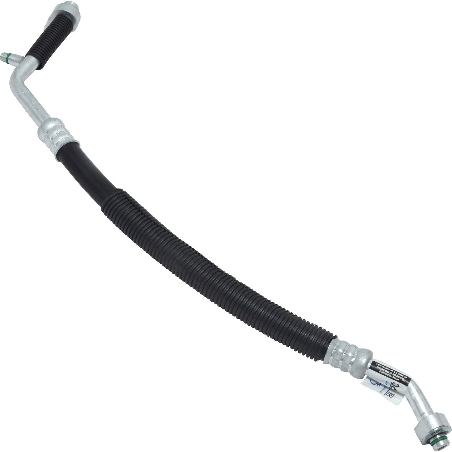 Angle View of A/C Refrigerant Discharge Hose UNIVERSAL AIR COND HA112019C