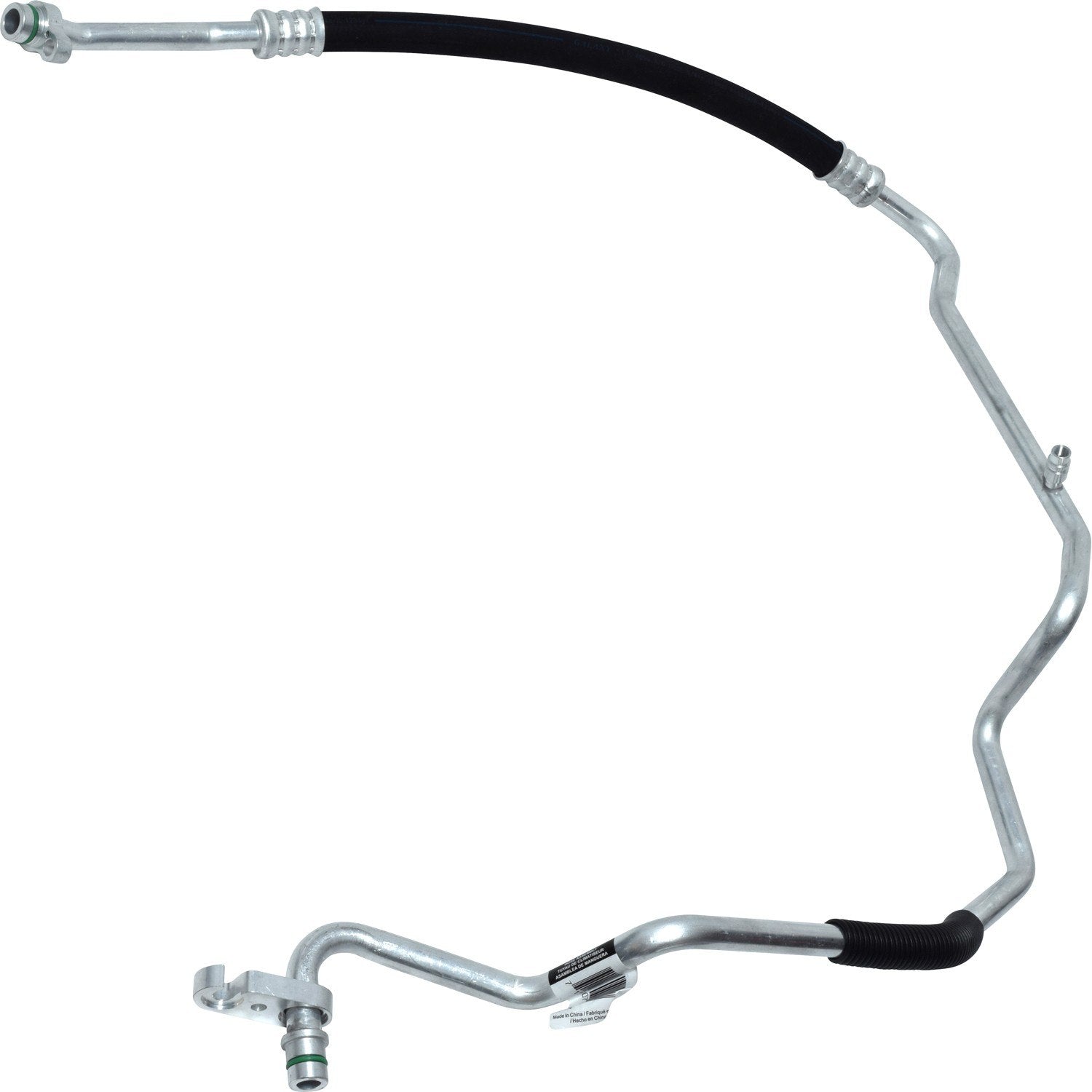 Front View of A/C Suction Line Hose Assembly UNIVERSAL AIR COND HA112055C