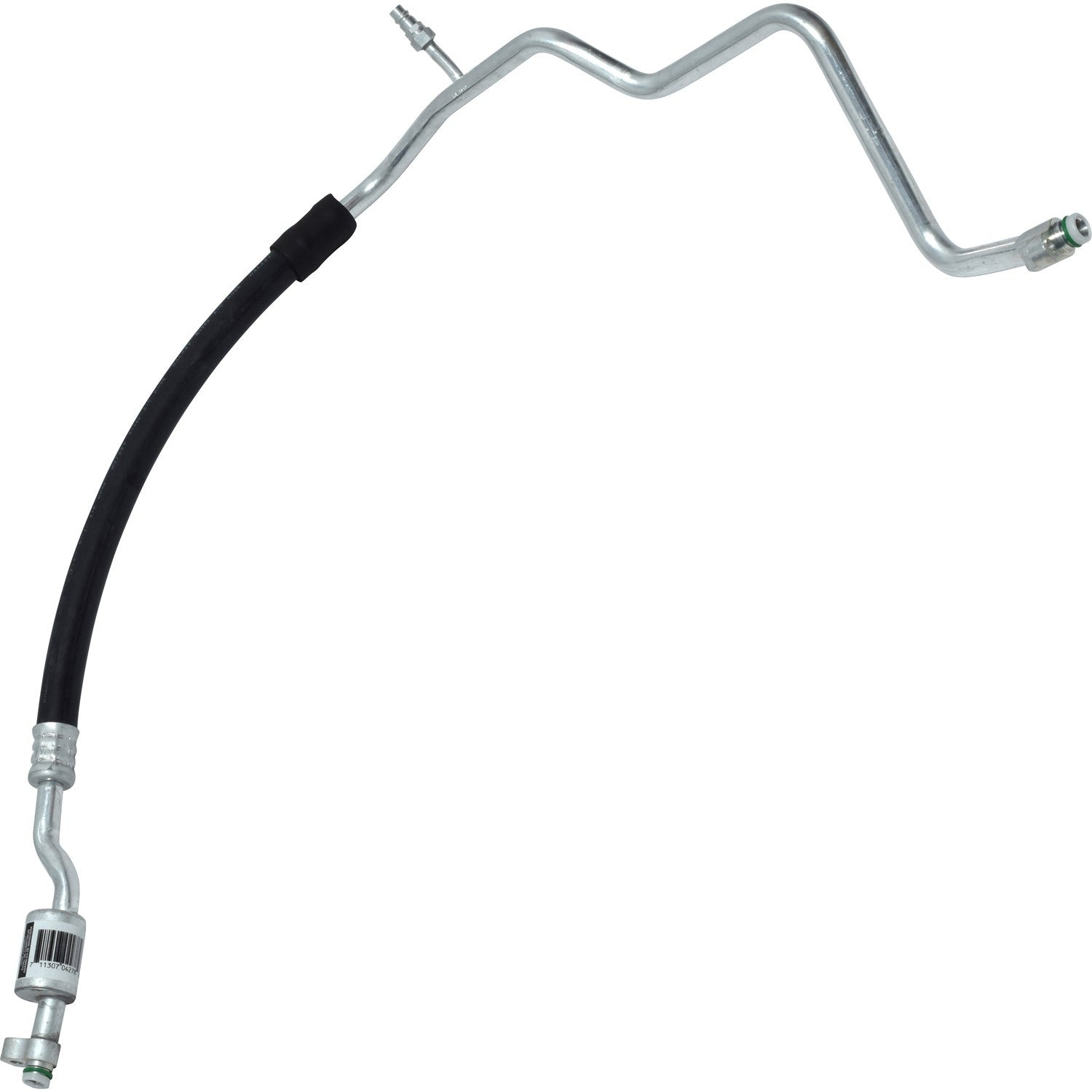 Front View of A/C Suction Line Hose Assembly UNIVERSAL AIR COND HA113576C