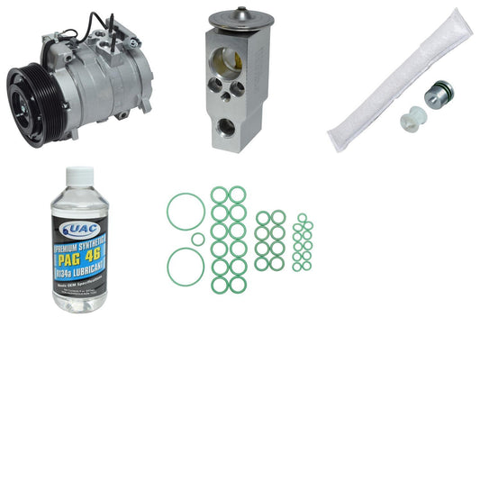 Front View of A/C Compressor and Component Kit UNIVERSAL AIR COND KT1043