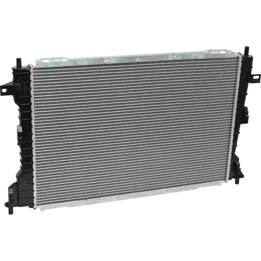 Back View of Radiator And A/C Condenser Assembly UNIVERSAL AIR COND RA2157C