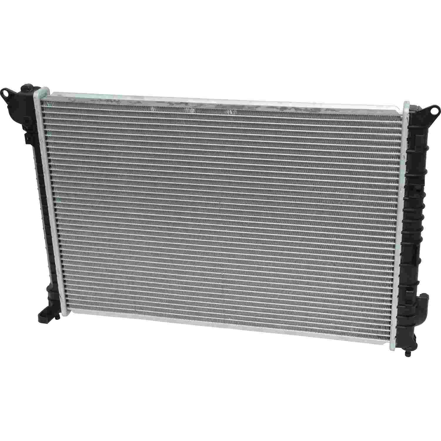 Back View of Radiator And A/C Condenser Assembly UNIVERSAL AIR COND RA2747C